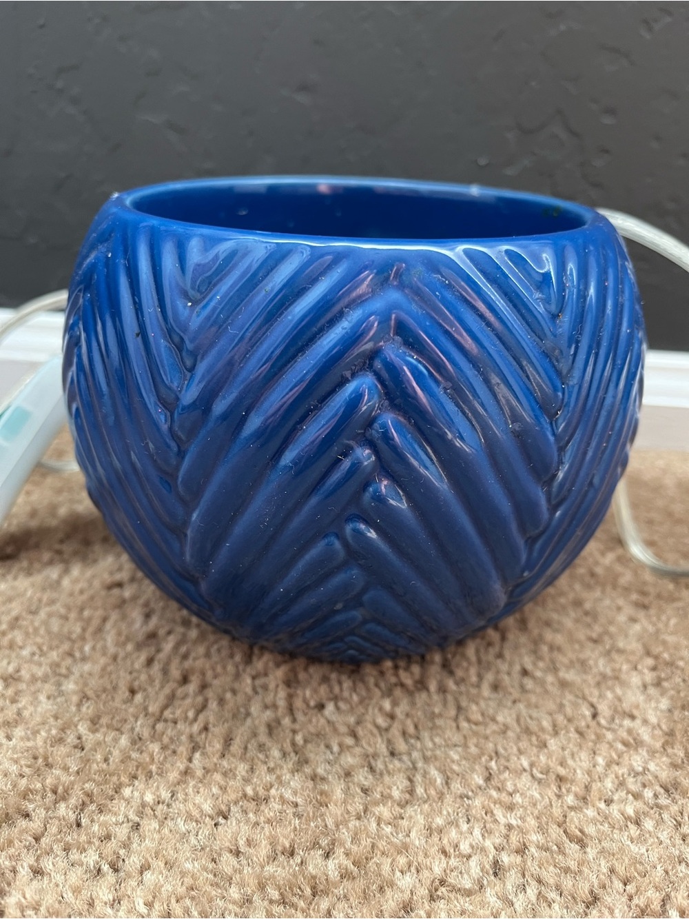 Yankee Candle Blue Wax Warmer
